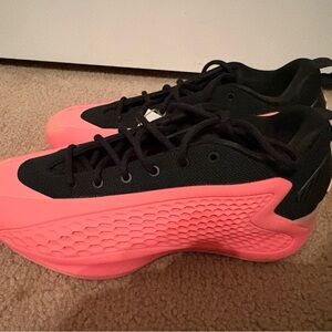 adidas Black and Pink Athletic Sneakers